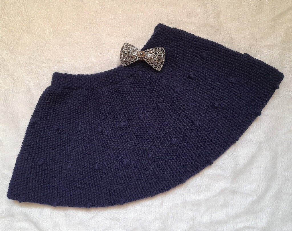 Шишечки на подоле получились не очень заметными