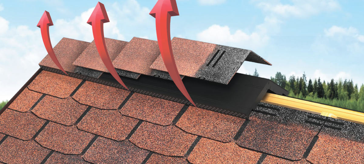 Коньковые аэраторы Shingle Vent II