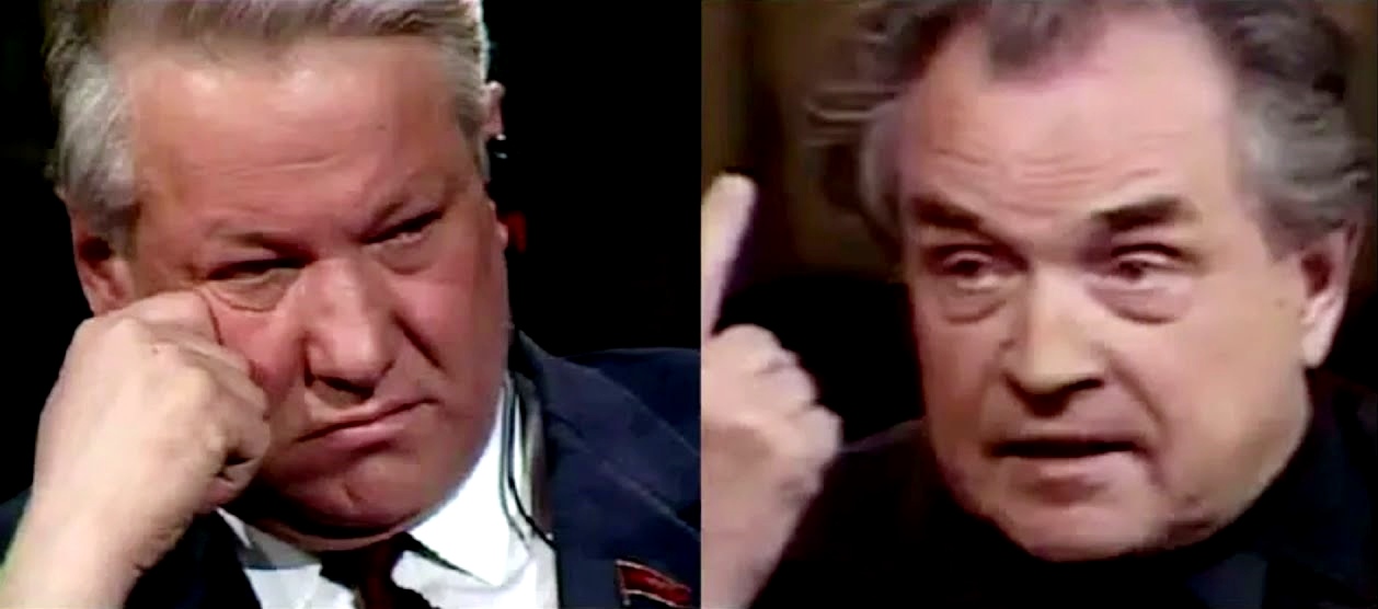 9 марта 1990 года... Теледебаты депутата Ельцина и философа Зиновьева на французском ТВ...5