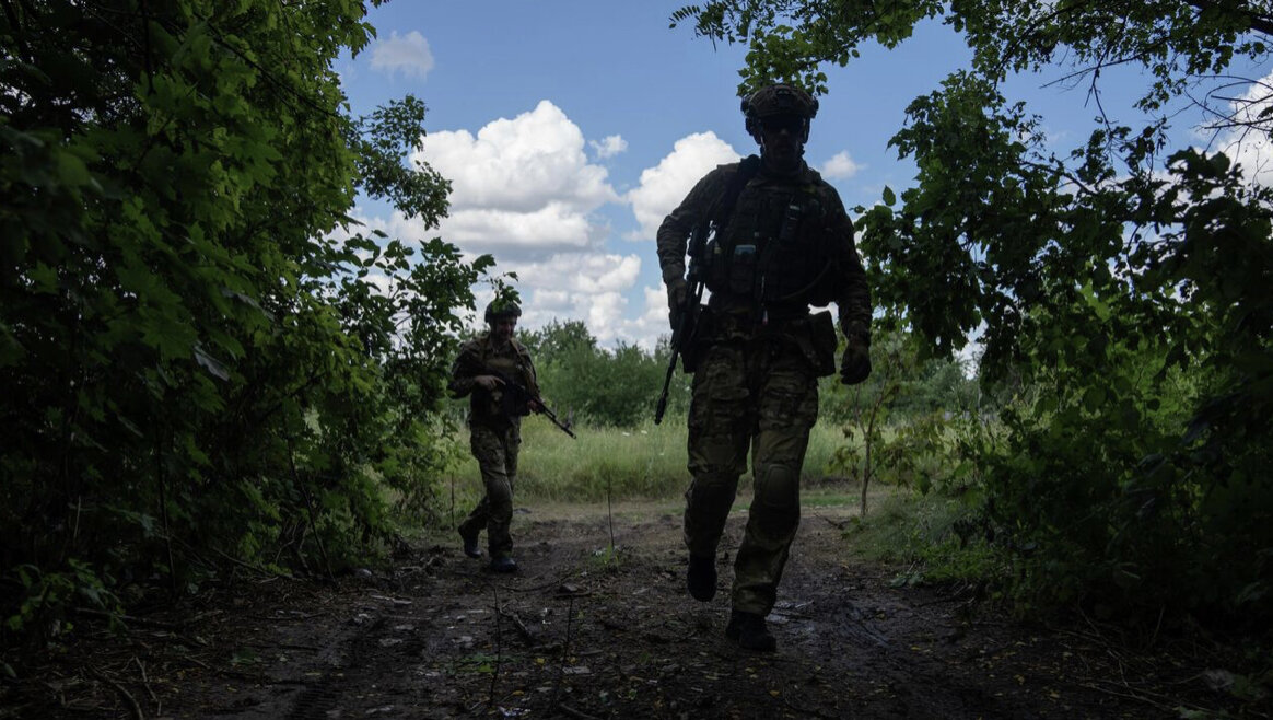 Украинские военнослужащие. Архивное фото