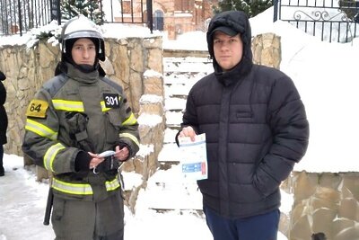    Работник Московской областной противопожарно-спасательной службы © Пресс-служба ГКУ МО «Мособлпожспас»
