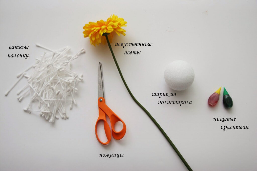 Очень легко и просто делаем оригинальные цветы из ватных палочек: видеоурок