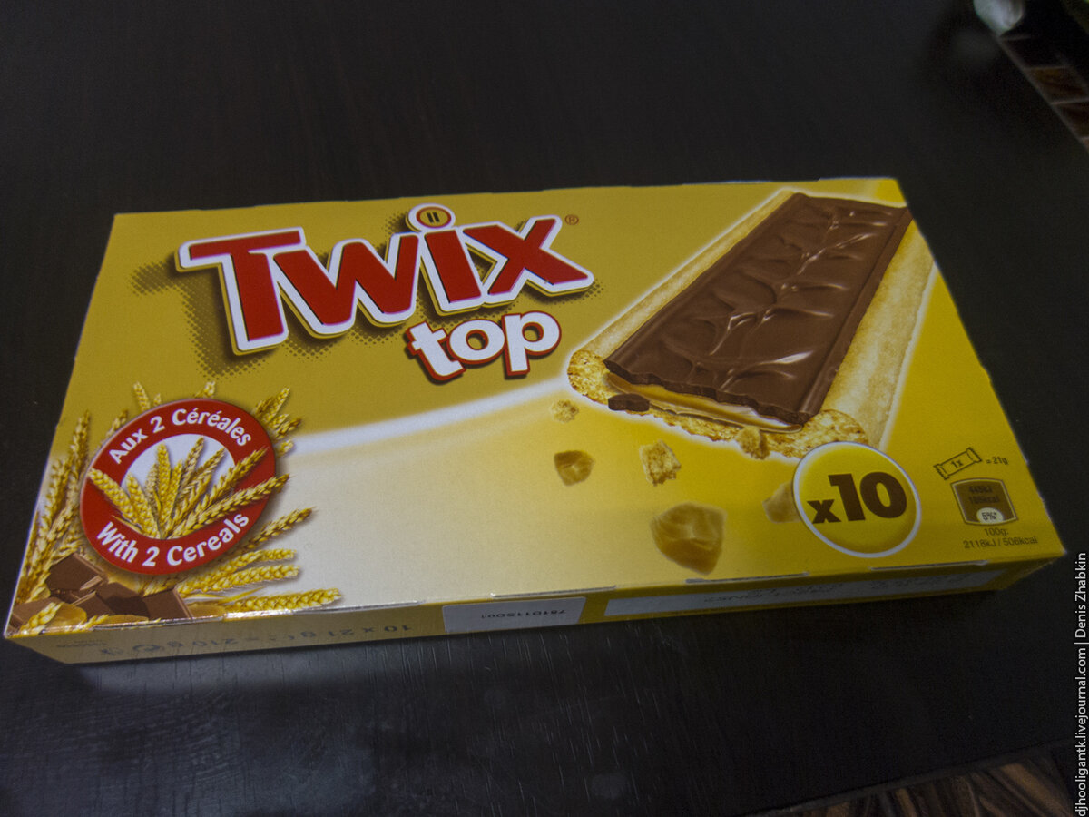 Печенье Twix Top или Твикс 