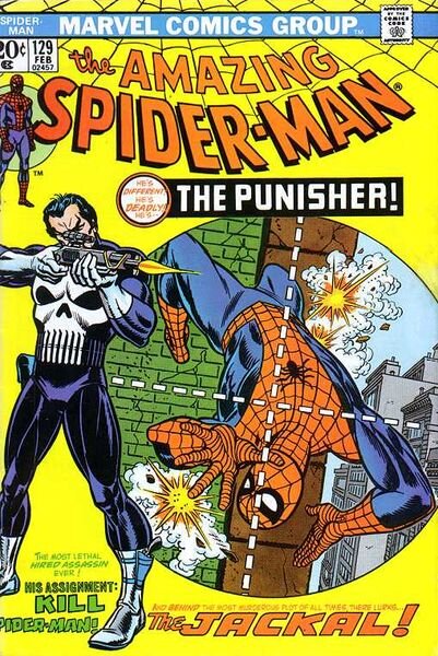 «The Amazing Spider-Man» № 129 (февраль 1974). Дебют Карателя