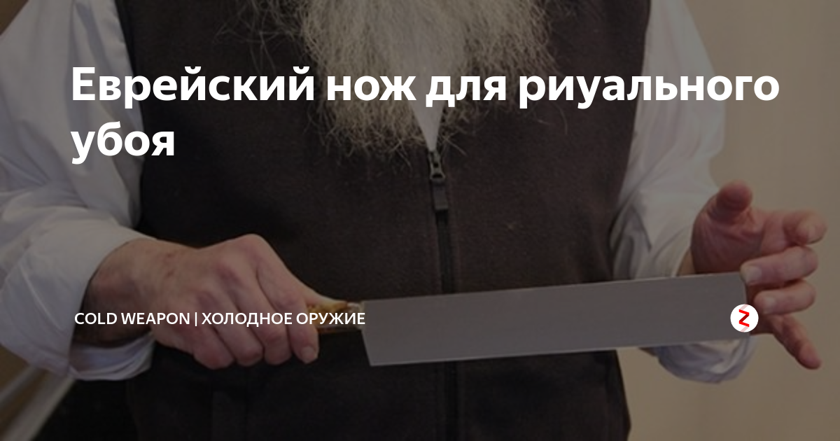 Еврейский нож для риуального убоя | Нож и Жизнь | Дзен