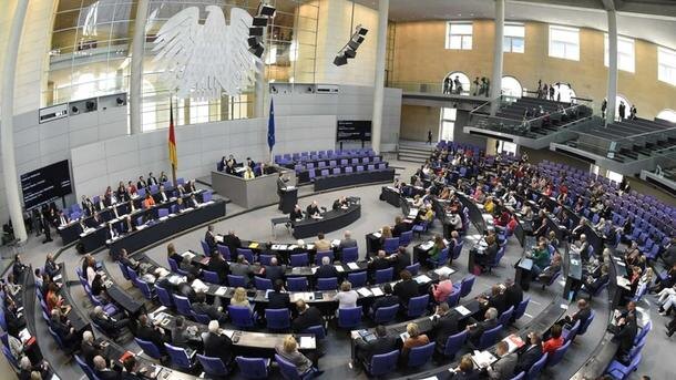 Немецкие депутаты в Бундестаге. Фото: AFP