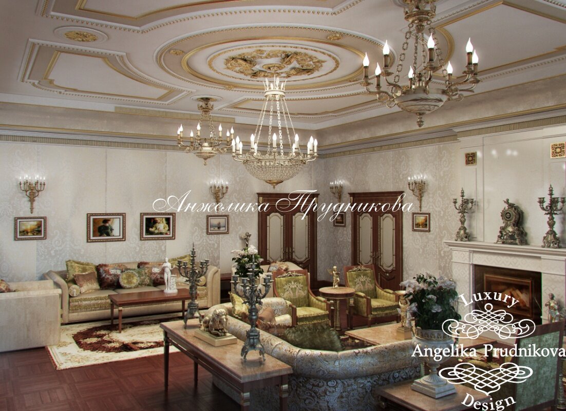 На фото: Дизайн интерьера дома в Серебряном Бору