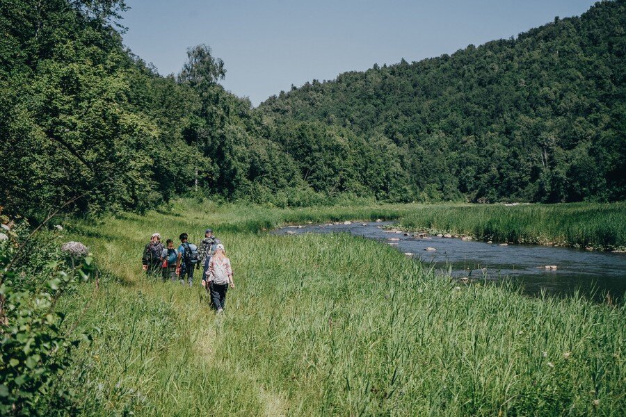 Команда WildCamp по дороге на Куперлю