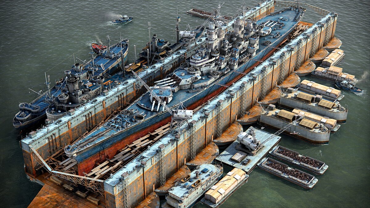 Игра насчитывает около трёх сотен боевых кораблей, что в три с половиной раза больше, чем на момент релиза в сентябре 2015 года. Все корабли смоделированы по реальным чертежам техники времён первой половины XX века, и создание каждого из них занимает от двух до шести человеко-месяцев.