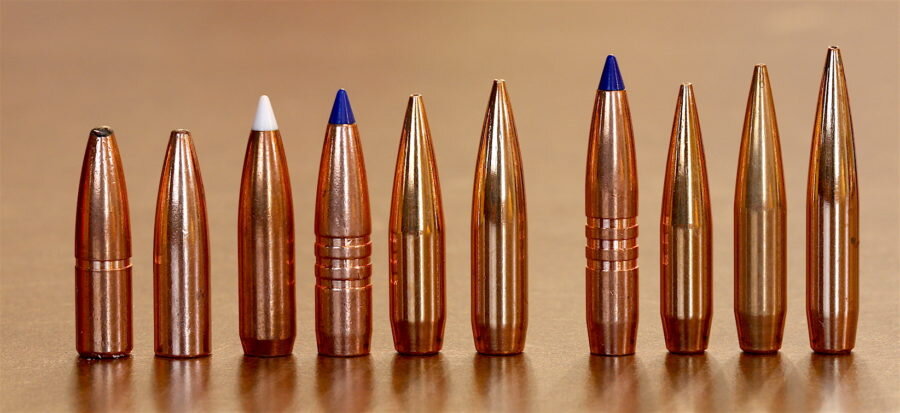 Все это пули калибра 7.62 самого массово современного калибра.