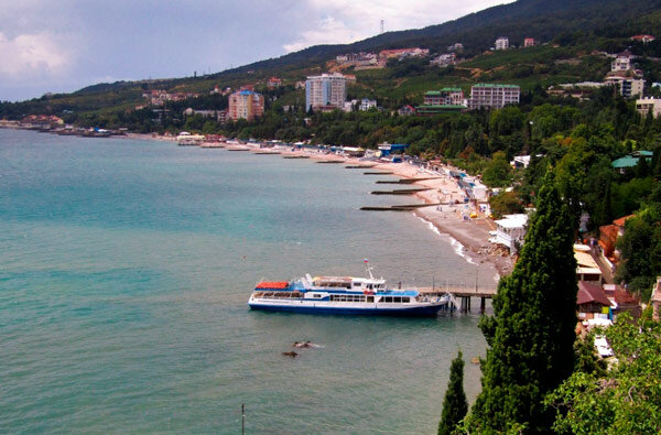 Гурзуф с высоты. Фото Яндекс.Картинки