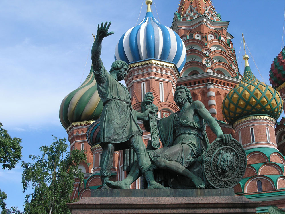 Памятник Минину и Пожарскому, Москва.