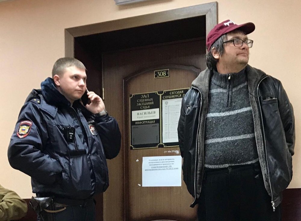 Вадим Лифшиц на суде. Фото "Фонтанка" 