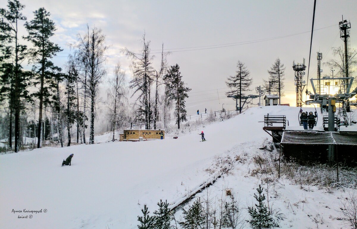 В горнолыжном центре 