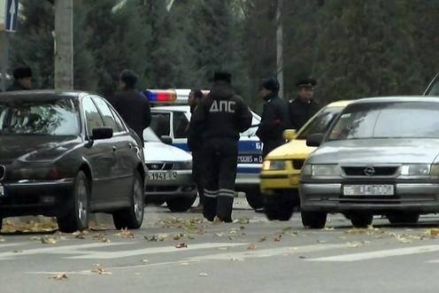  Пост дорожной инспекции в Душанбе. Фото с сайта Ozodi.org