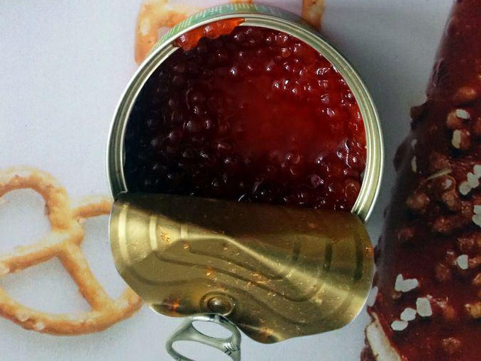 Поддельная красная икра
