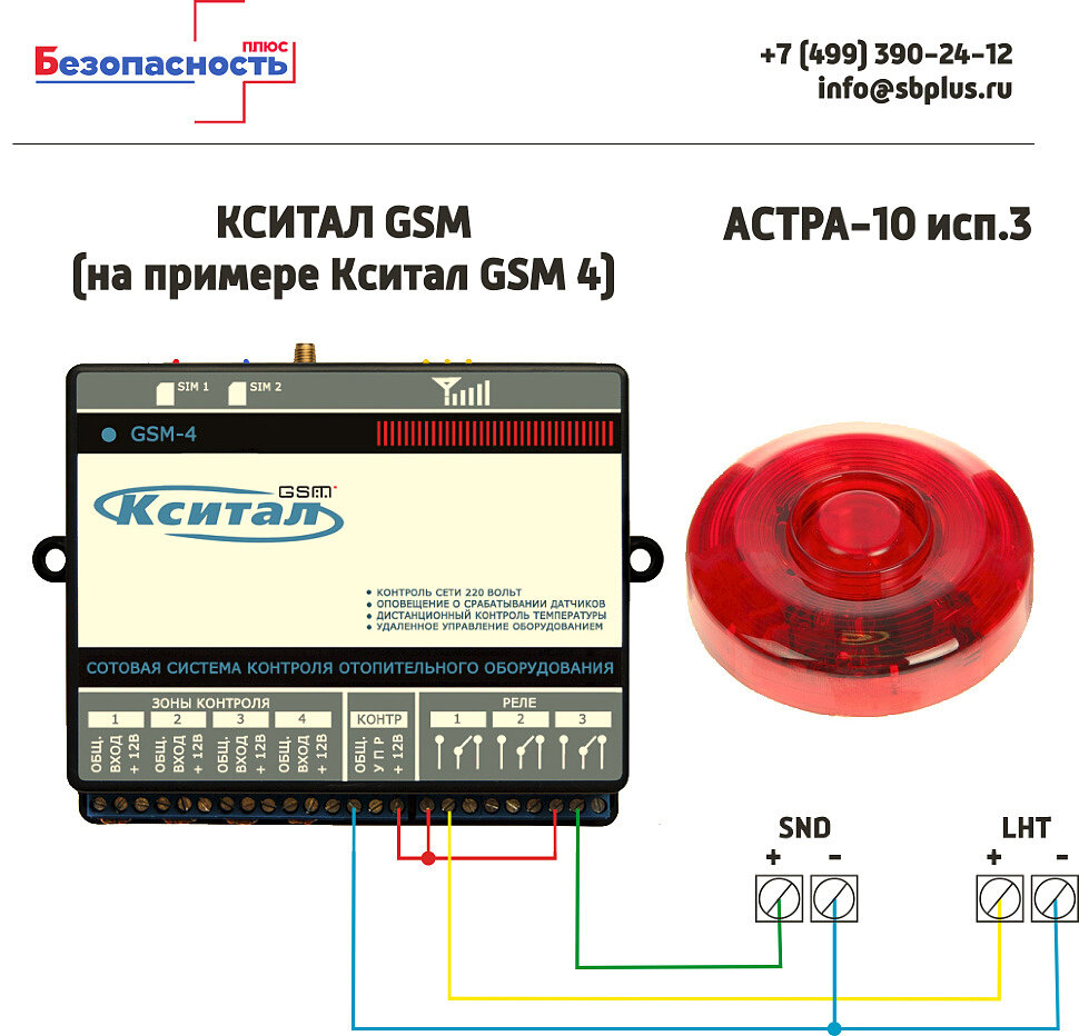 Контакт 5 gsm схема подключения