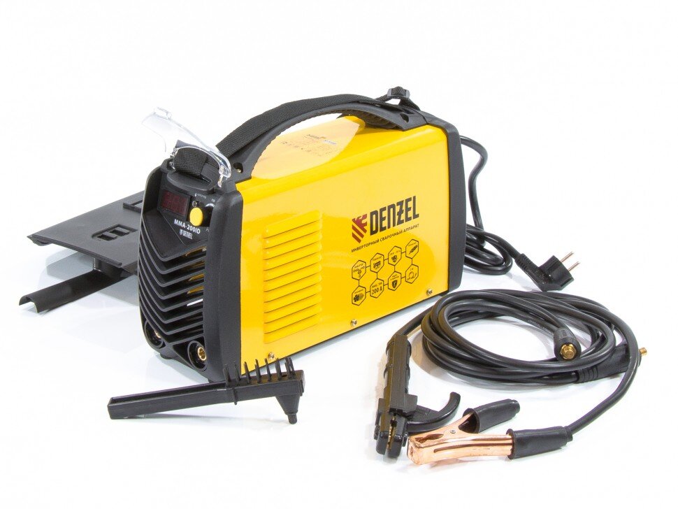 Аппарат инверторный дуговой сварки ММА-200ID, Denzel