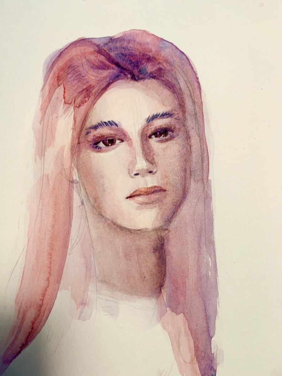 Но потом вернулась и продолжила кряхтеть над новыми эскизами, каждый раз оставаясь недовольной результатом