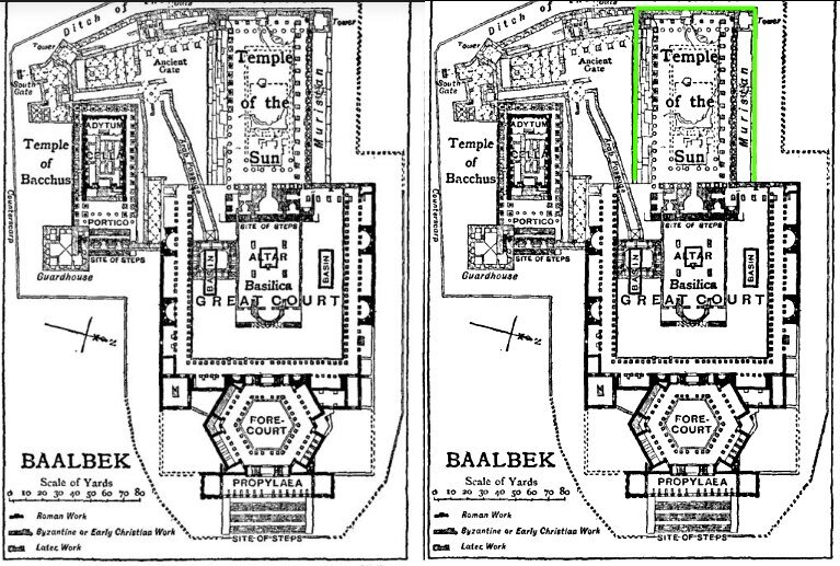 Баальбек план храмов