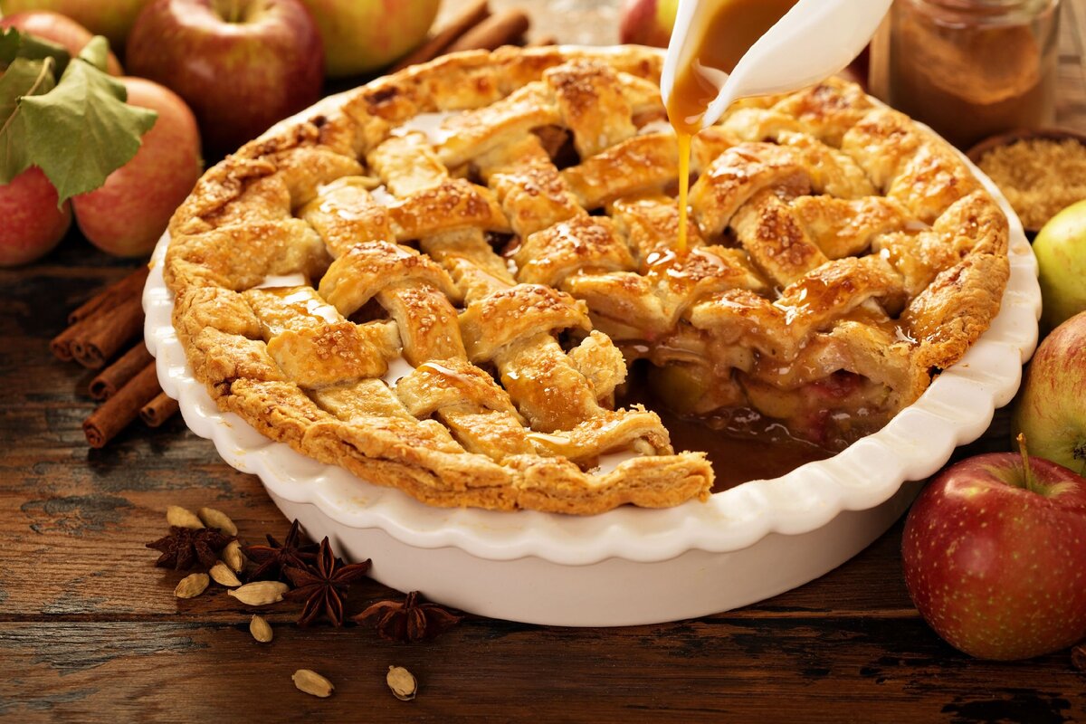Американский яблочный пирог — рецепт с фото и видео