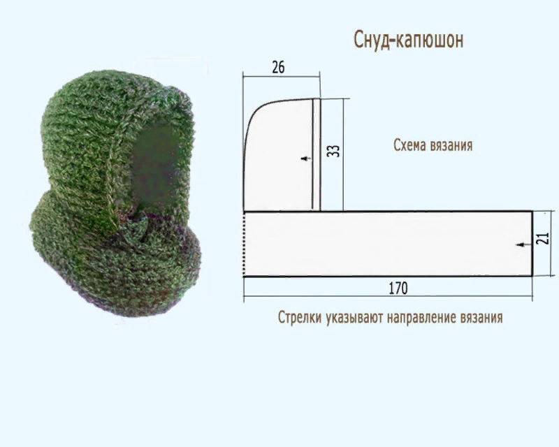 Детский жакет с капюшоном. Схема | Вязание спицами, крючком, схемы вязания