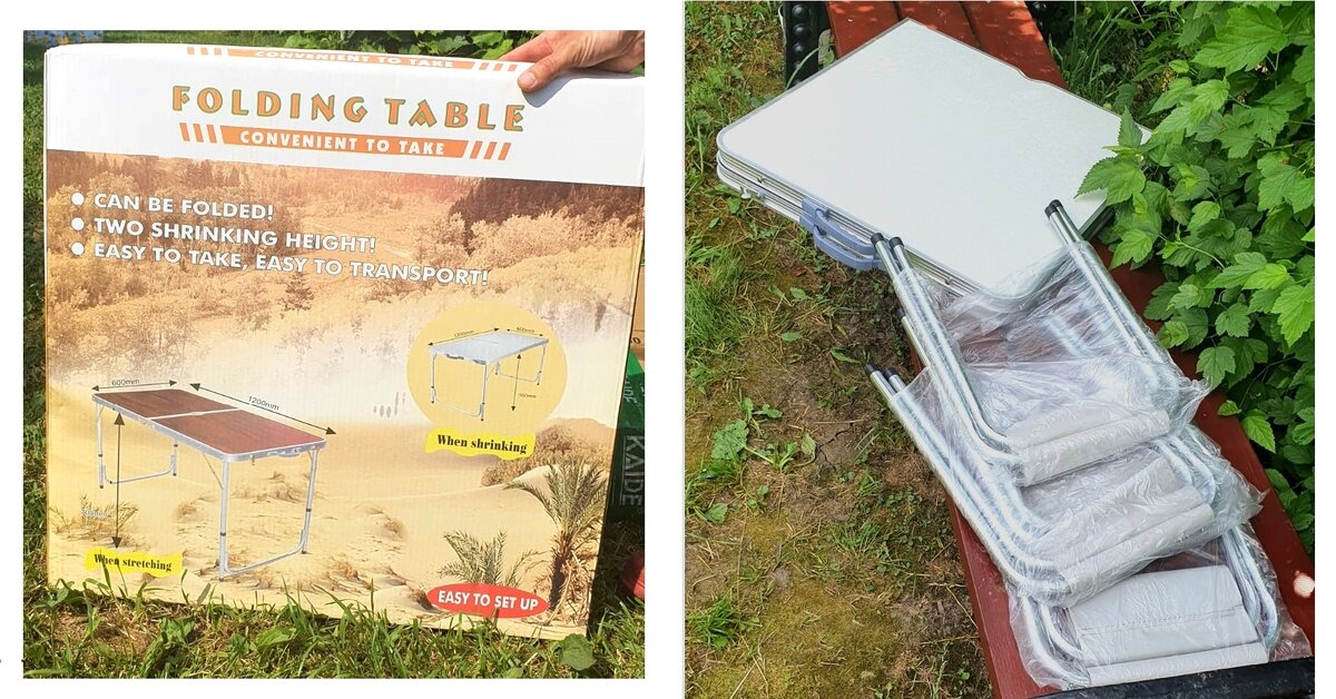 Фото автора. Абсолютно новый стол со склада.