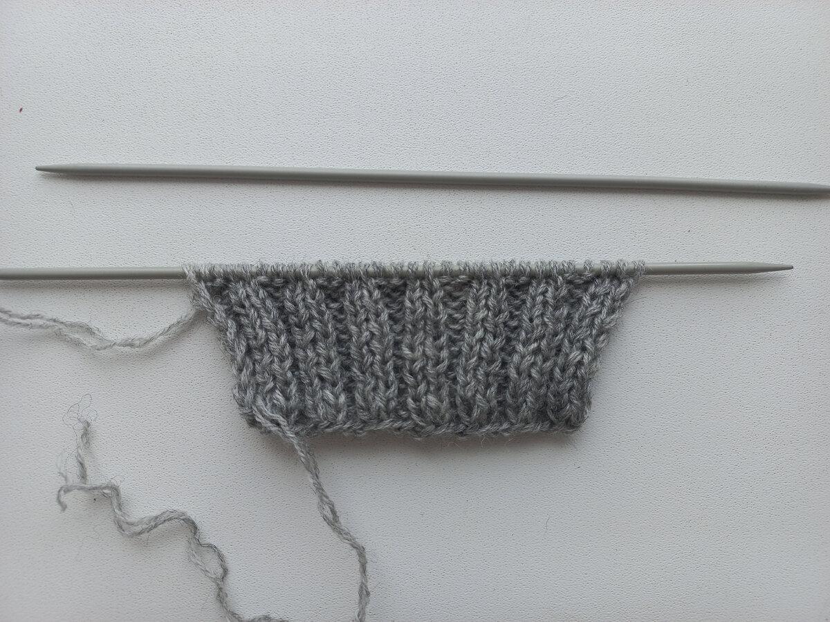 Связанный образец Резинкой 2×2