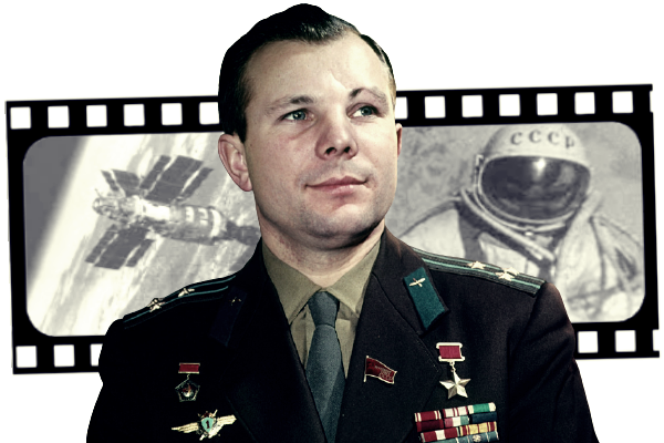 На фото: Юрий Гагарин; годы жизни: 1934-1968 гг. (34 года)