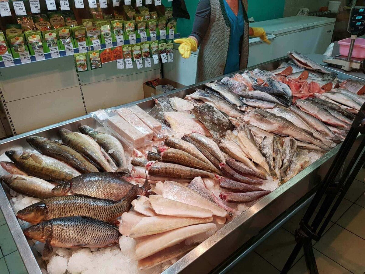 Рыбный магазин новый океан Псков