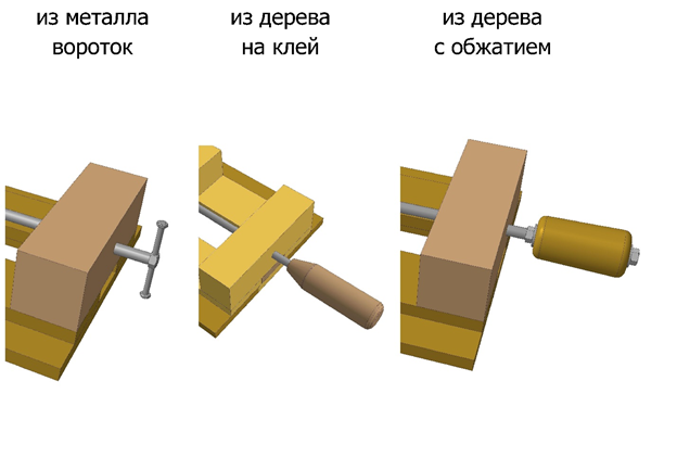 Рукоятка для тисков из дерева своими руками различные варианты исполнения