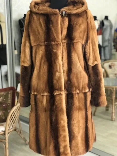 Полная переделка пальто из норки. Ателье Ирины Берзиной.