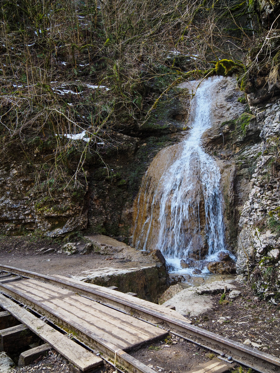 Водопад желаний в Гуамском ущелье