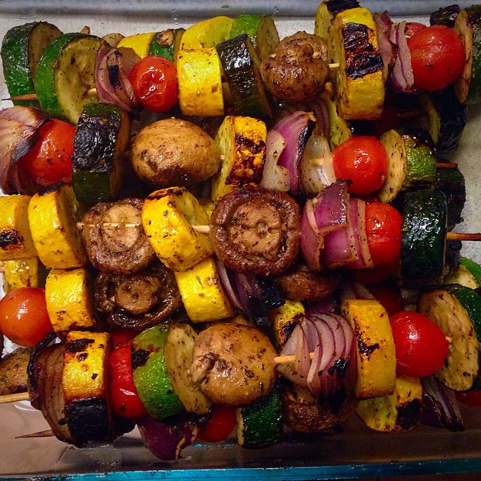 Veggie skewers