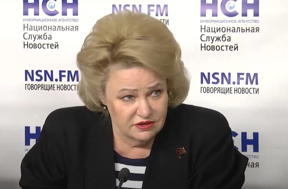     Нина Останина. Скриншот видео Национальной службы новостей