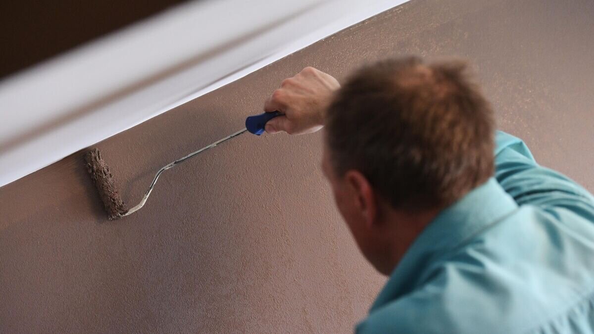    Покраска стены© РИА Новости / Владимир Трефилов