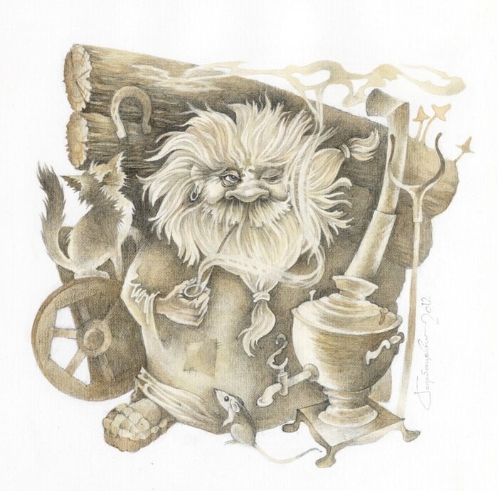 Домовой. Иллюстрация из открытого источника