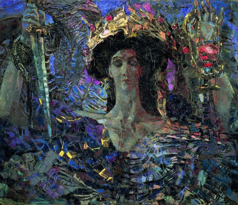 Картина Врубеля "Шестикрылый серафим"