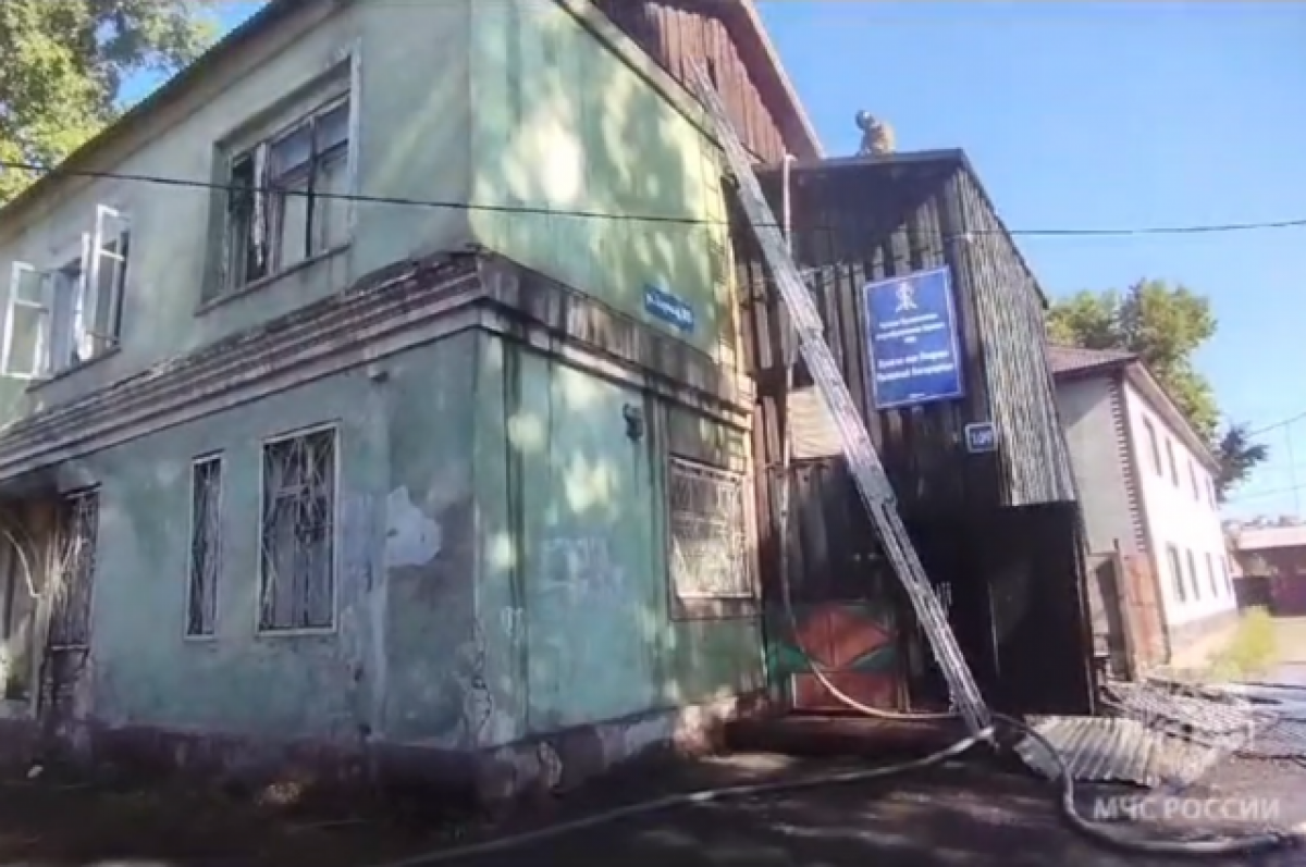    Пожар произошел в здании старообрядческой общины в Иркутске