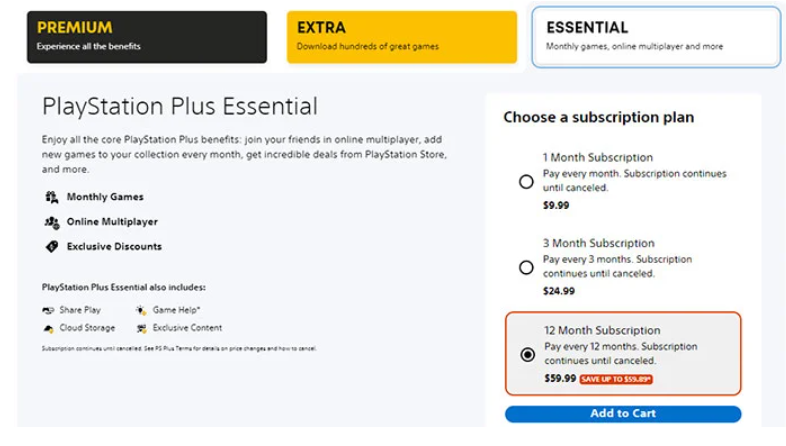 Sony playstation plus 3 month clearance subscription