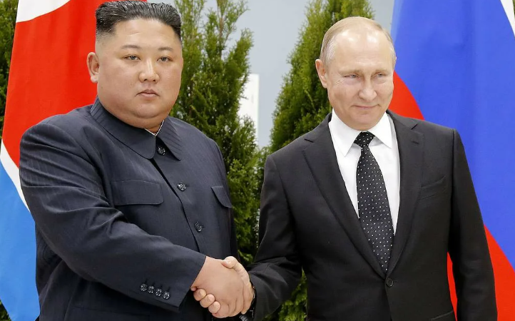 Ким Чен Ын и Владимир путин (фото с сайта deita.ru)