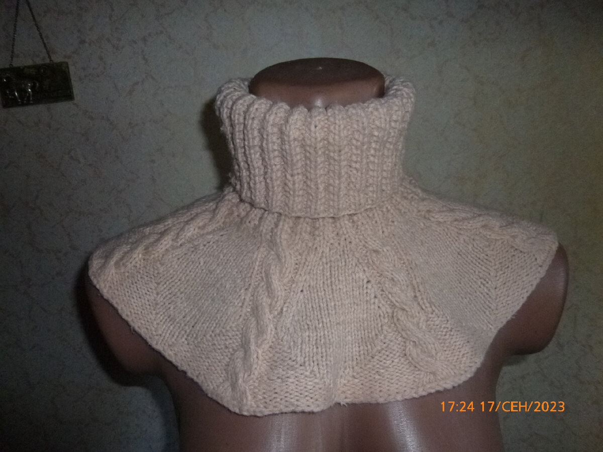 Личное фото автора. Оплечье наконец-то готово)))