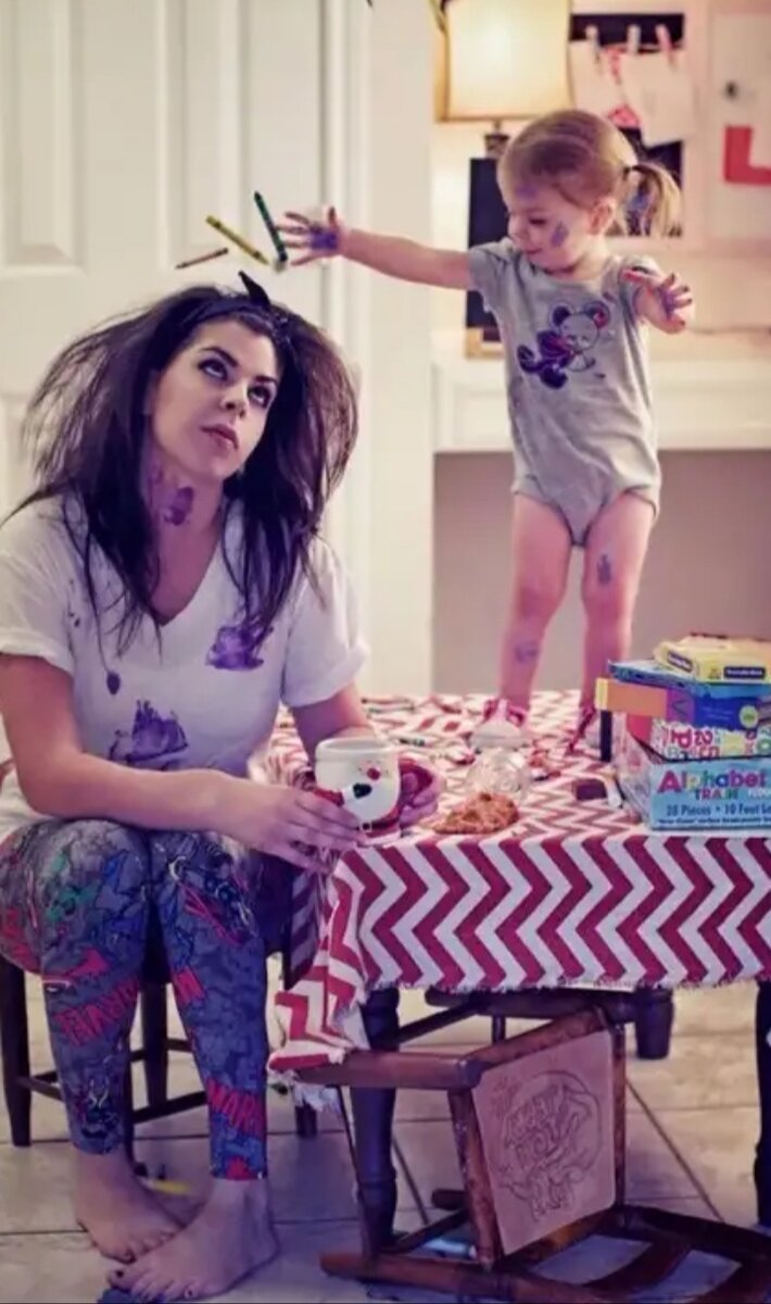 В жизни мамы без стресса не бывает (фото взято с просторов интернета)