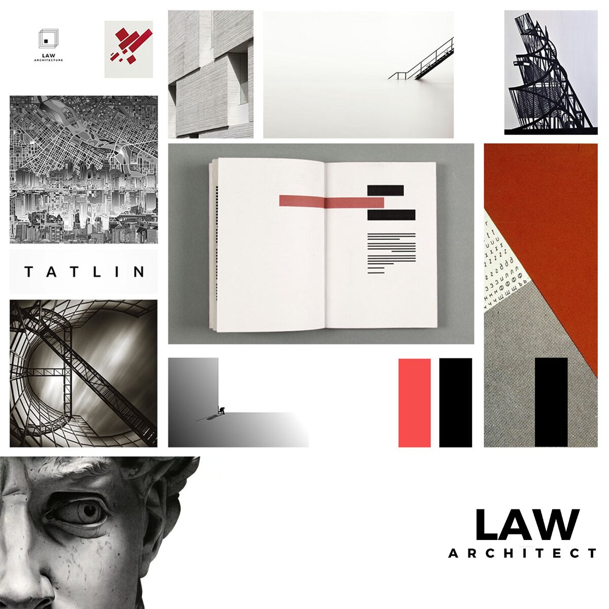 Мой мудборд, вдохновленный русским авангардом