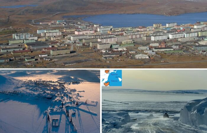 
Рис. 2.  Тикси — главный морской порт АЗ РС(Я) на трассе Северного морского пути
