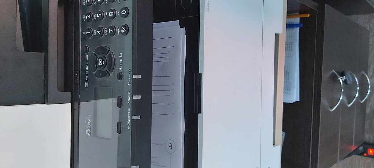 Так как у нас принтер может работать удалённо ,кароновирус  этому способствовал бухгалтер печатает дома всякие документы .