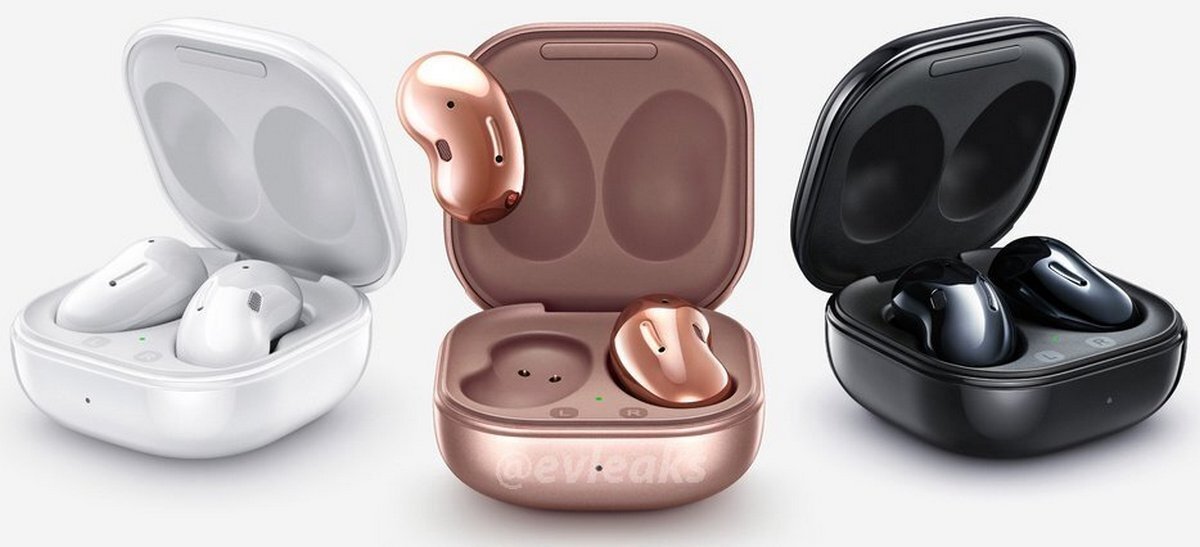 Samsung Galaxy Buds Live в трех цветах