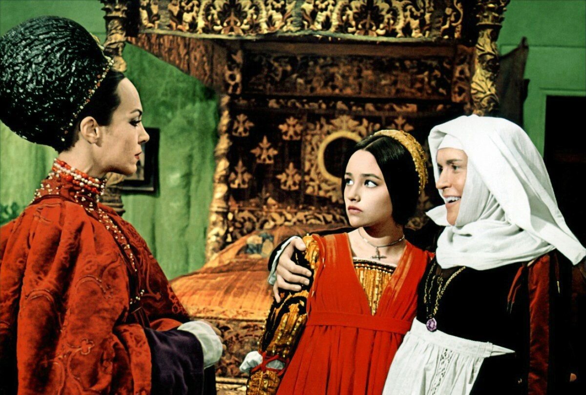 Кадр из фильма "Ромэо и Джульетта" кадр из фильма 1968 год  Режиссёр: Франко Дзеффирелли.