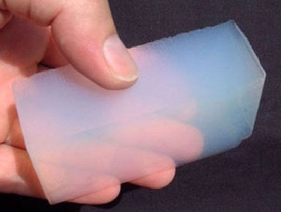 Силикатный аэрогель - именно так выглядит материал будущего