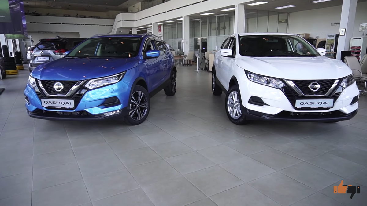 Базовый и Топовый Ниссан Кашкай 2020